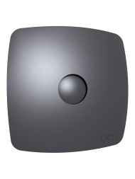 Бытовой вентилятор осевой DICITI RIO 4C D100мм Dark gray metal