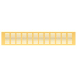 Вентиляционная решетка Благовест 100x500 золото