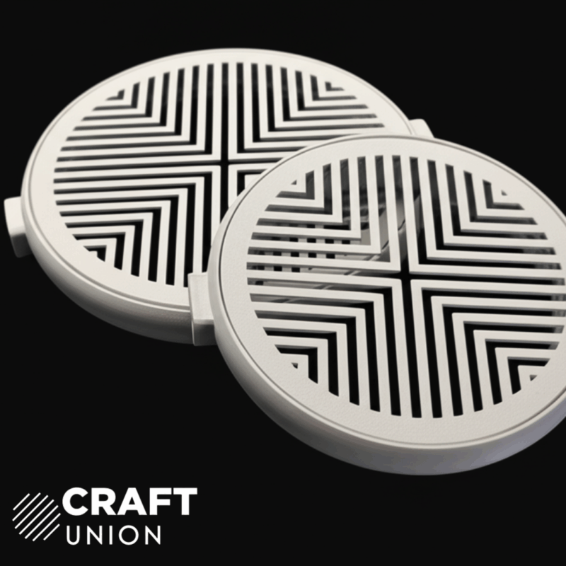 Магнитная решётка Craft Union Sip White D60 мм - купить в Москве — VentArm