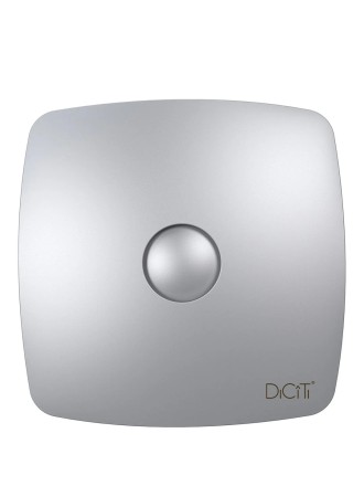 Бытовой вентилятор осевой DICITI RIO 4C D100мм Gray metal