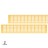 Вентиляционная решетка Благовест 100x500 золото (2шт.)