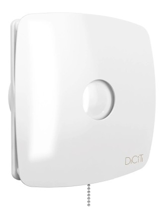 Бытовой вентилятор осевой DICITI RIO 4C-02 D100мм White