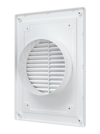 Решетка вентиляционная ERA 1825R12F Белый 180x250-125мм