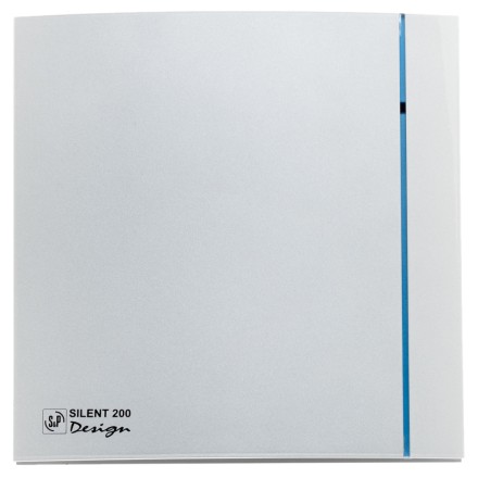 Вентилятор вытяжной Soler Palau SILENT-200 CZ SILVER DESIGN 3C