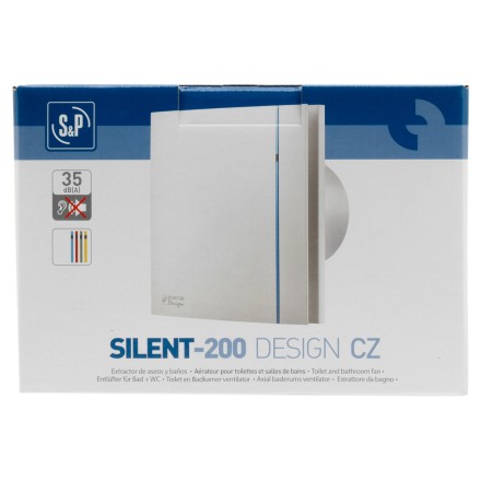 Вентилятор вытяжной Soler Palau SILENT-200 CZ SILVER DESIGN 3C