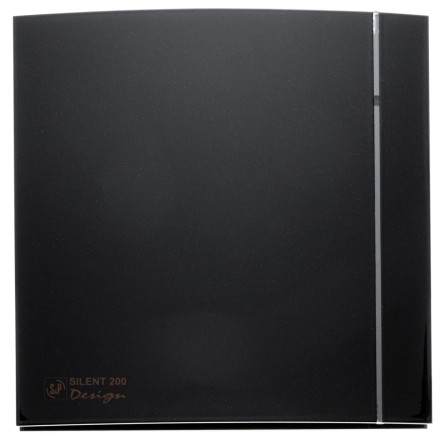 Вентилятор вытяжной Soler Palau SILENT-200 CZ MATT BLACK DESIGN 4C