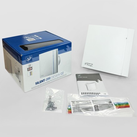 Вентилятор вытяжной Soler Palau SILENT-200 CZ MATT WHITE DESIGN 4C