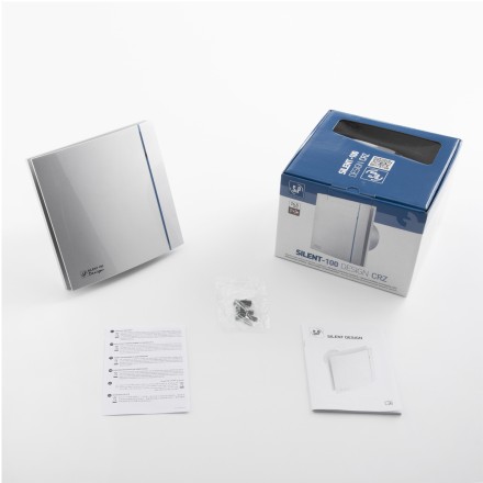 Вентилятор вытяжной Soler Palau SILENT-100 CRZ SILVER DESIGN