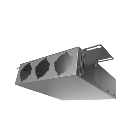 Пленум прямой прямоугольный Provent VPK 300x90/75x3 на 3 выхода