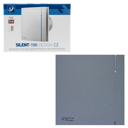 Вентилятор вытяжной Soler Palau SILENT-100 CZ STONE GREY DESIGN 4C