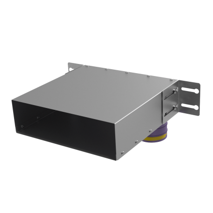 Пленум угловой прямоугольный Provent VPU 300x90/75x3 на 3 выхода
