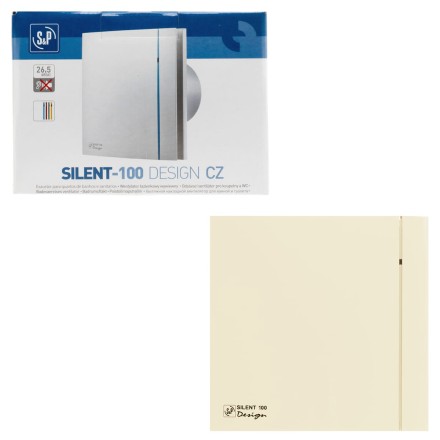 Вентилятор вытяжной Soler Palau SILENT-100 CZ MARFIL DESIGN 4C