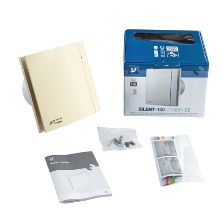 Вентилятор вытяжной Soler Palau SILENT-100 CZ MARFIL DESIGN 4C