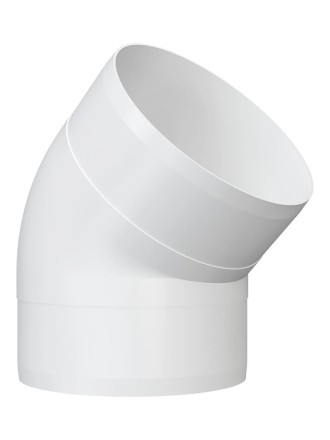 Колено 45° для круглых каналов ERA 15ККП 45° 150x45