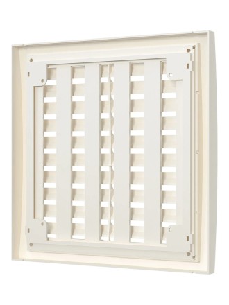 Решетка вентиляционная пластиковая регулируемая Era 1515РРПН 150х150 Ivory