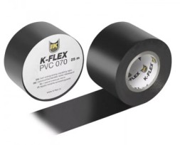 Лента самоклеющаяся K-FLEX 050-025 PVC AT 070 black