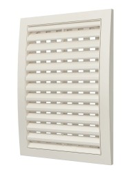 Решетка вентиляционная пластиковая регулируемая Era 1825РРПН 180х250 Ivory