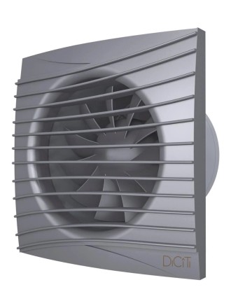Бытовой вентилятор осевой DICITI SILENT 4C D100мм Dark gray metal