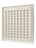 Решетка вентиляционная пластиковая регулируемая Era 2525РРПН 250х250 Ivory