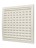 Решетка вентиляционная пластиковая регулируемая Era 2525РРПН 250х250 Ivory