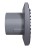 Бытовой вентилятор осевой DICITI SILENT 4C D100мм Gray metal
