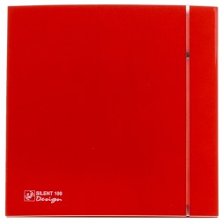 Вентилятор вытяжной Soler Palau SILENT-100 CZ RED DESIGN 4C