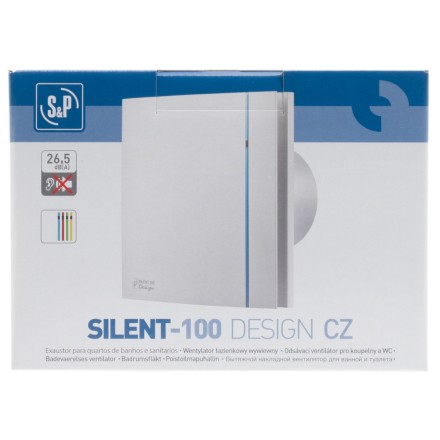 Вентилятор вытяжной Soler Palau SILENT-100 CZ RED DESIGN 4C