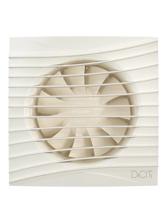 Бытовой вентилятор осевой DICITI SILENT 4C D100мм Ivory
