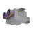 Адаптер (пленум) прямой круглый Provent VPD 125/90x2 на 2 выхода