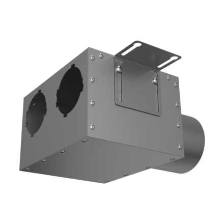 Адаптер (пленум) прямой круглый Provent VPD 125/90x2 на 2 выхода