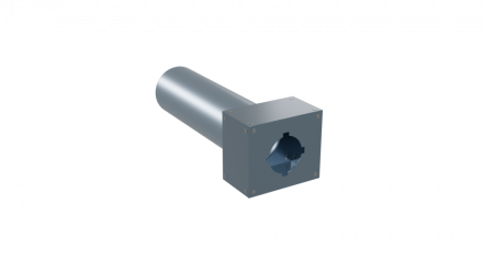 Flexag FL-PWP-100/75x1 пленум вентиляционный прямой, D100, на 1 выxод FLD