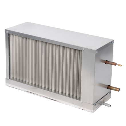 Фреоновый охладитель для прямоугольных воздуховодов Shuft WHR-R 600x300-3