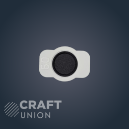 Чёрный вентиляционный диффузор Craft Union Grieta D125 мм
