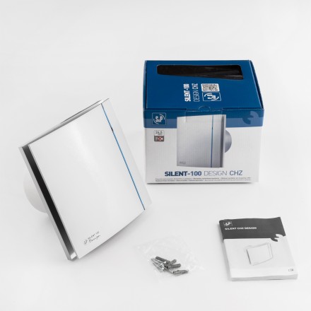 Вентилятор вытяжной Soler Palau SILENT-100 CHZ SILVER DESIGN
