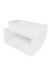 Колено вертикальное 90° для плоских каналов ERA 922КВП 90x220