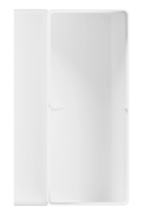 Колено вертикальное 90° для плоских каналов ERA 922КВП 90x220